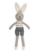 Jollein 037-001-65366 Stofftier Kuscheltier Hase Kaninchen Junge grau – Bild 6