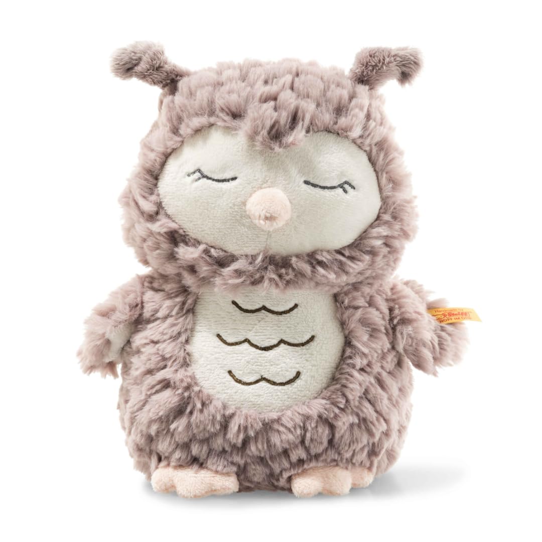 616SqHzTOOL Steiff Kuscheltier Ollie Eule, Süßes Stofftier, Jungen, Mädchen & Babys ab 0 Monaten, Friends, Plüschtier , Beige – Bild 1