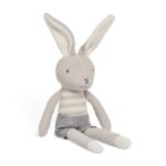 Jollein 037-001-65366 Stofftier Kuscheltier Hase Kaninchen Junge grau